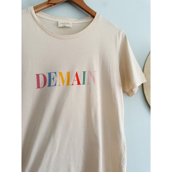 Sézane | Sezane | Demain Short Sleeve Tee | Sz L - Picture 3 of 8
